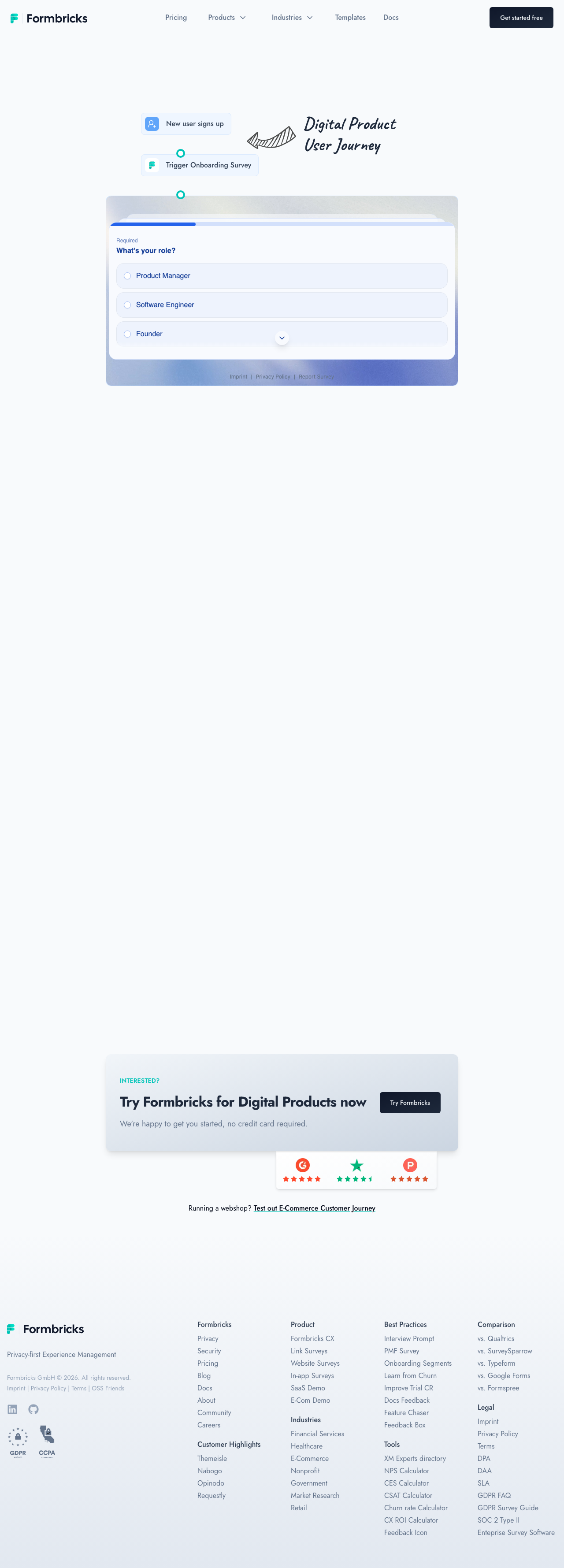 SaaS Customer Journey Demo